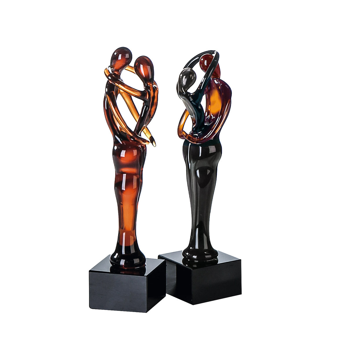 Glas sculptuur 'Pair'