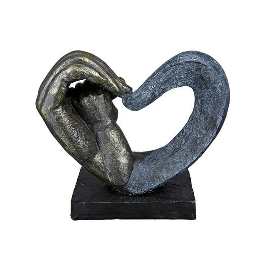 Sculptuur Hart 'Hands of love'