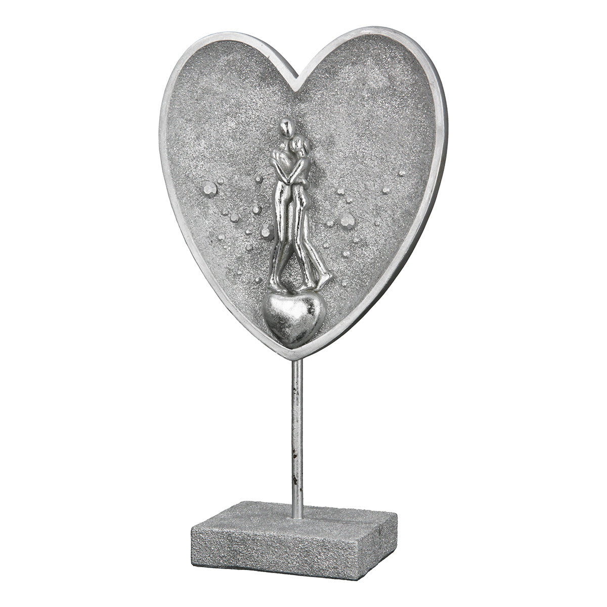 Sculptuur 'Pair in heart'