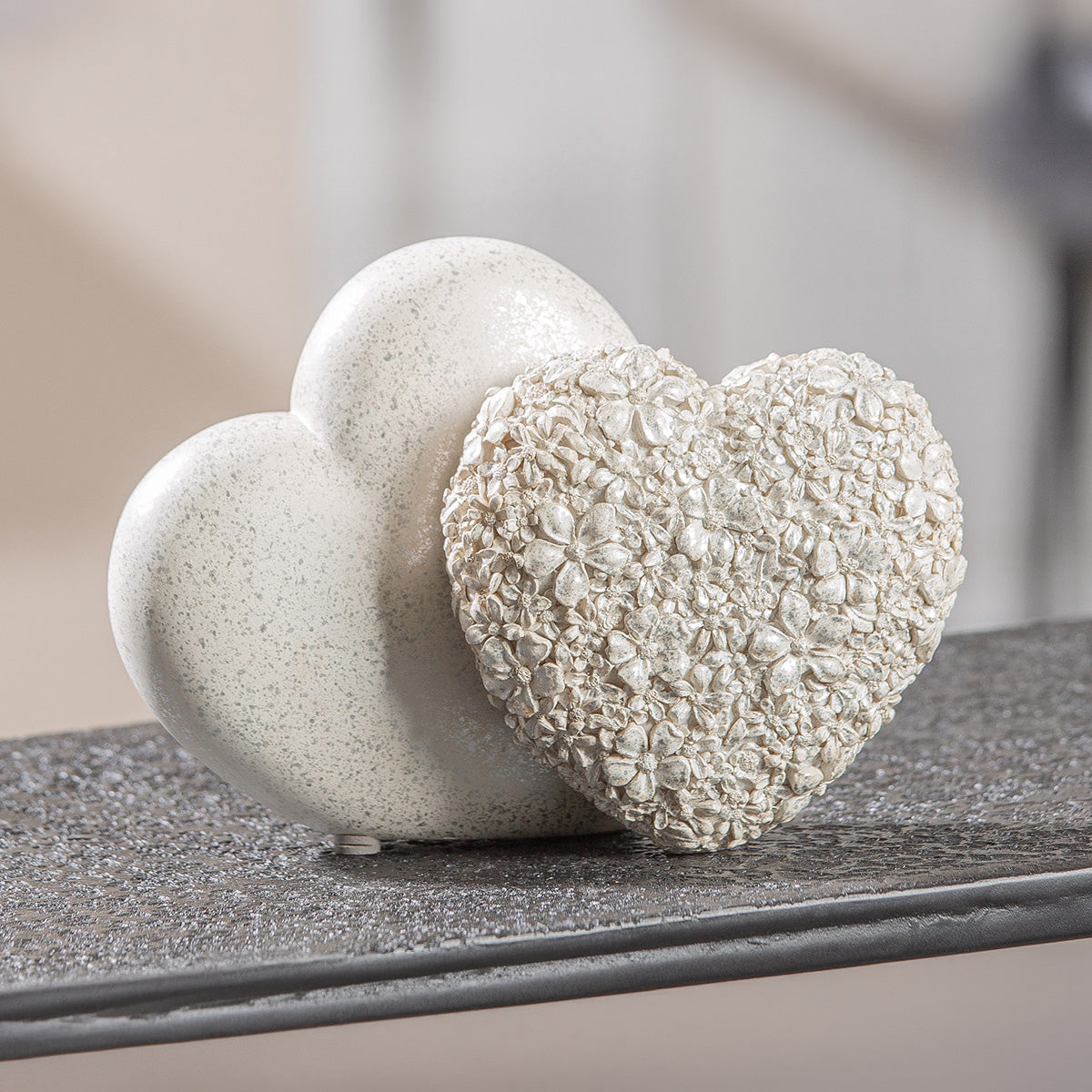 Decoratief object 'Flower heart'