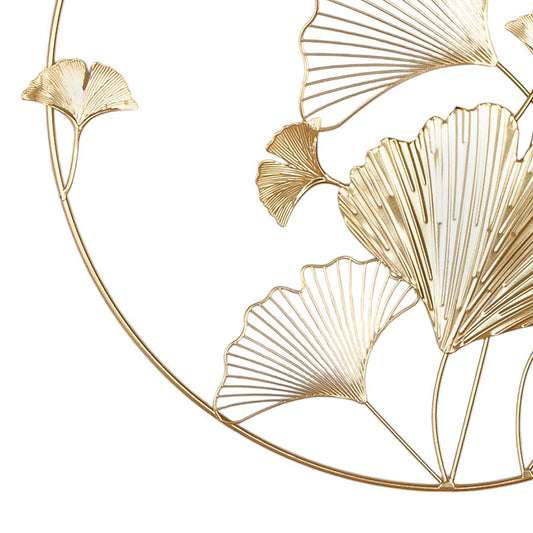 Wandreliëf 'Golden Ginkgo'