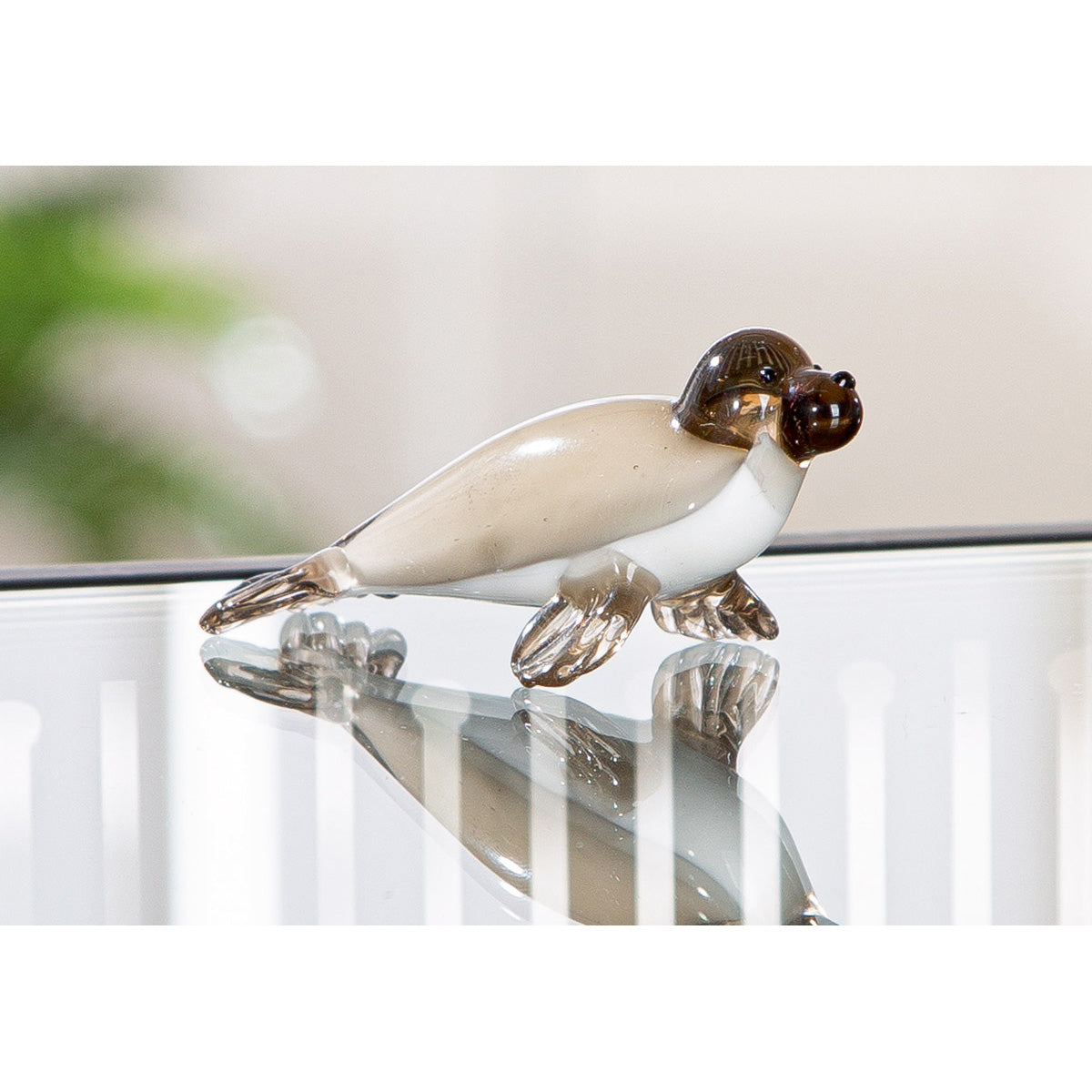 Glassculptuur 'Seal'