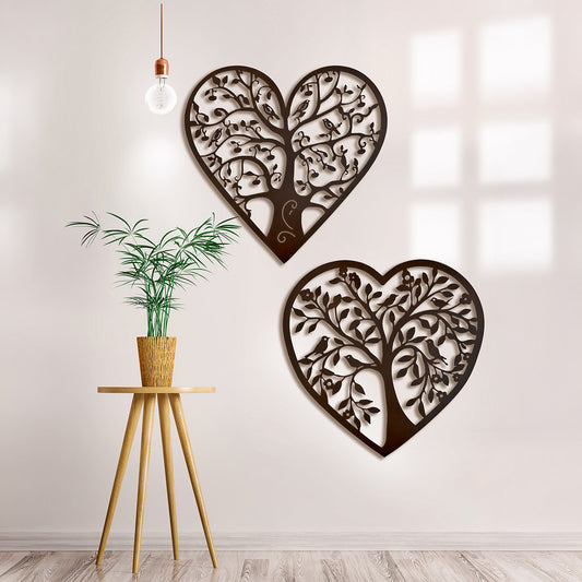 Wandreliëf 'Heart tree'