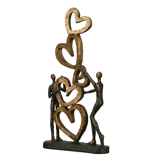 Sculptuur 'Hart op Hart'